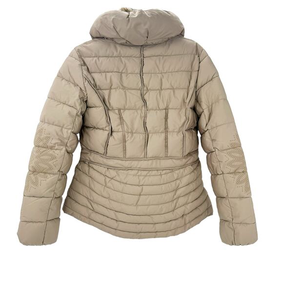 Desigual Padded Komoderi Qualitied Puffer Jacket Khaki Size 44 /US 10 NWT - Picture 13 of 13